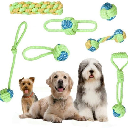 7Pcs Dog Rope Toys Braided Rope fsd_1_3