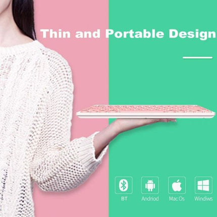 Multi-Device Bluetooth Keyboard Mini 76 keys ghghyujyutyu