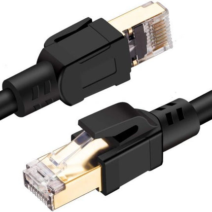 10M High Speed 26AWG Cat8 LAN Network Cable 40Gbps, 2000Mhz with Gold Plated RJ for Modem, Router/Gaming/Xbox45 Connector hdshdshdsjds