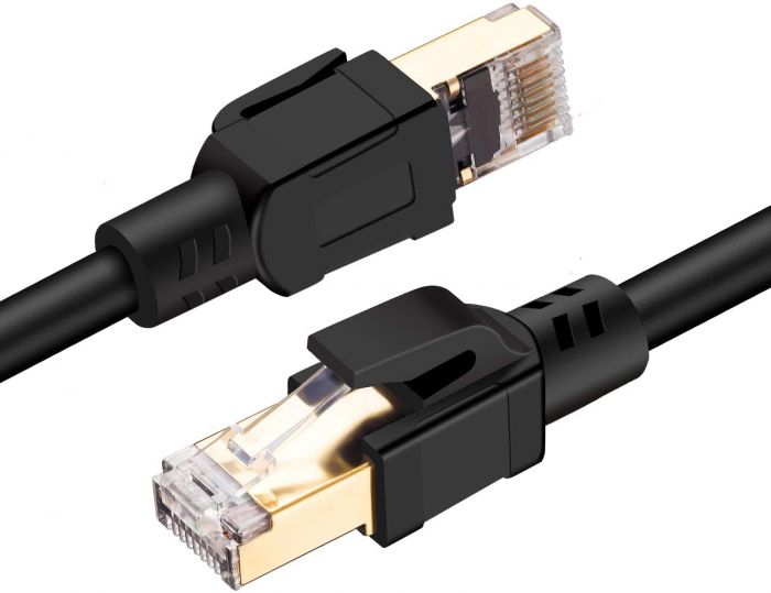 10M High Speed 26AWG Cat8 LAN Network Cable 40Gbps, 2000Mhz with Gold Plated RJ for Modem, Router/Gaming/Xbox45 Connector hdshdshdsjds