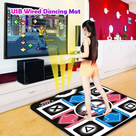 Non-Slip Dancing Step Dance Game Mat Pad with USB For PC TV Video Household Game hgjghjghj