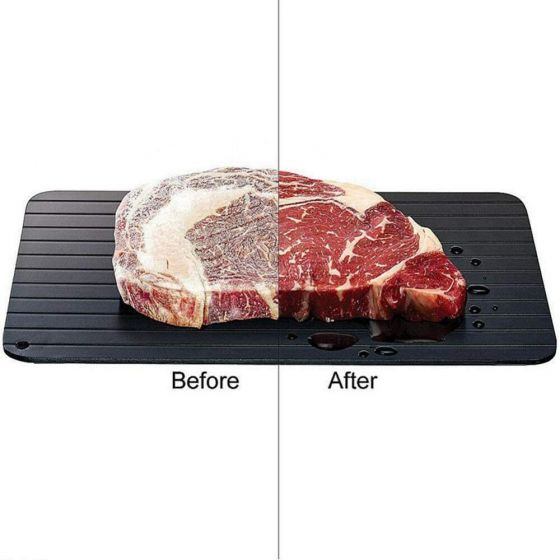 Fast Defrosting Tray Thawing Plate, Rapid Thawing Plate & Board for Frozen Meat & Food, Defrosting Mat Thaw Meat Quickly, No Electricity, No Chemicals, No Microwave jdfsjd