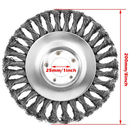 8" Steel Wire Indestructible Trimmer Head Grass Brushcutter Removal Lawnmower AU jgjytutyutyu