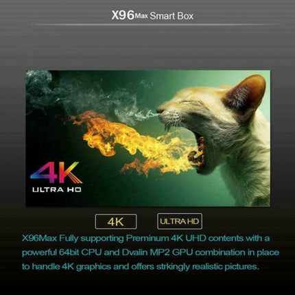 X96 MAX Android 9.0 TV Box 4GB+64GB jhnyrj