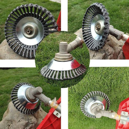 8" Steel Wire Indestructible Trimmer Head Grass Brushcutter Removal Lawnmower AU jlkjkluiouio