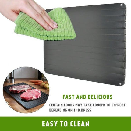 Fast Defrosting Tray Thawing Plate, Rapid Thawing Plate & Board for Frozen Meat & Food, Defrosting Mat Thaw Meat Quickly, No Electricity, No Chemicals, No Microwave ret435435345