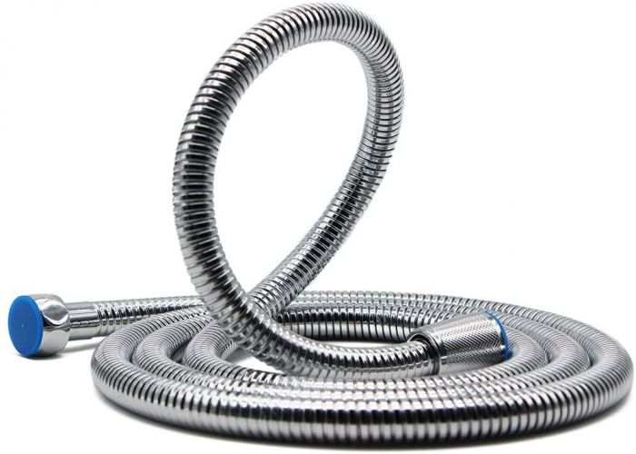 138 Inches Shower Hose Flexible Stainless Steel Tube for Handheld Shower Head Extra Long Explosion Proof Replacement Hose with Brass Fitting rt46745