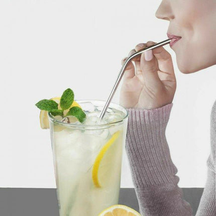 4 Drinking Straws + 1 Straw Cleaner Brush rtjyui_14
