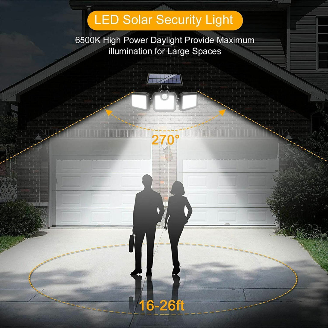 Solar Light Outdoor 108 LEDs Solar Security 3 Adjustable Heads Security Sensor s-l1600_18_36c43e3f-7535-4628-b0a8-182fc143a52e