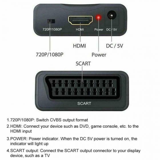 SCART to HDMI - Scale Convertor s-l1600_2__31