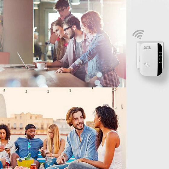 WiFi Range Extender 300Mbps Wireless Repeater 2.4G with Internet Signal Booster AP Amplifier Supports s-l1600_4__22_2