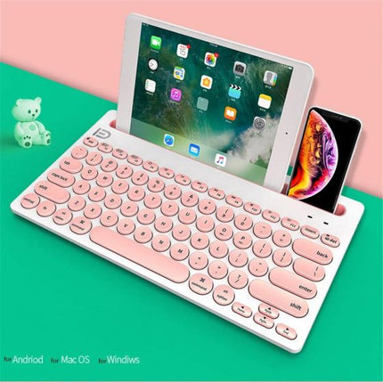 Multi-Device Bluetooth Keyboard Mini 76 keys saasassasdzxcczx