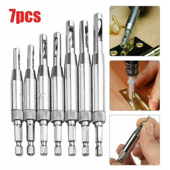 Tool core electric drill, 4pcs/7pcs, hole punch set, hinge, door mixer, auto-center, wood tools sadasdasd_1