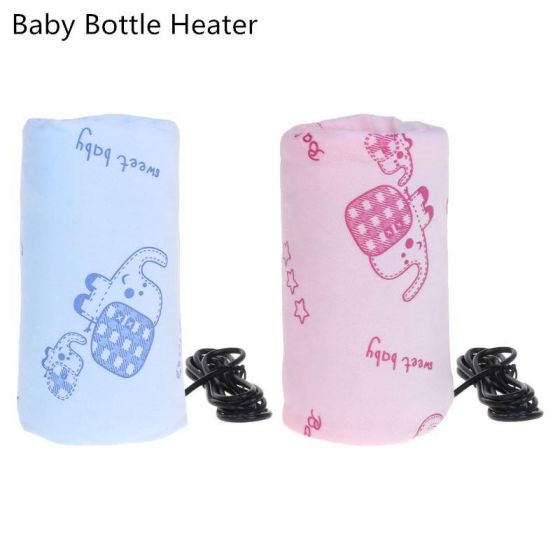 Portable USB Baby Bottle Warmer Cartoon For Travel Nursing Infant Feeding Bag Heater sadqwe