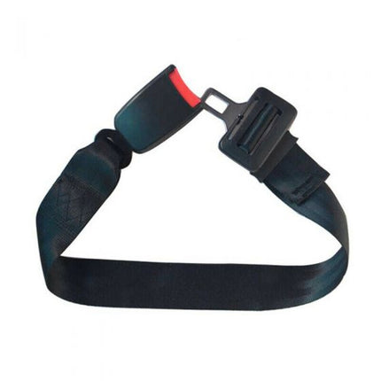 Heavy Duty Car Vehicle Seat Belt Extension Extender Strap Black Safety Buckle sdasdasdad