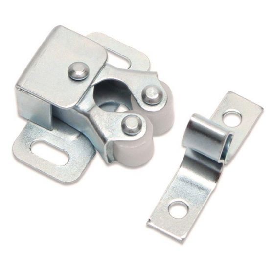 1Set Double Roller Strong Hold Cupboard Cabinet Door Catches for Home Furniture Cabinet Cupboard sdfsdfdsf