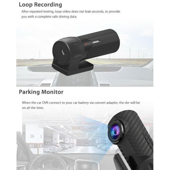1080P Hidden Car Camera WIFI DVR Camera Video Recorder Dash Cam Night Vision srs