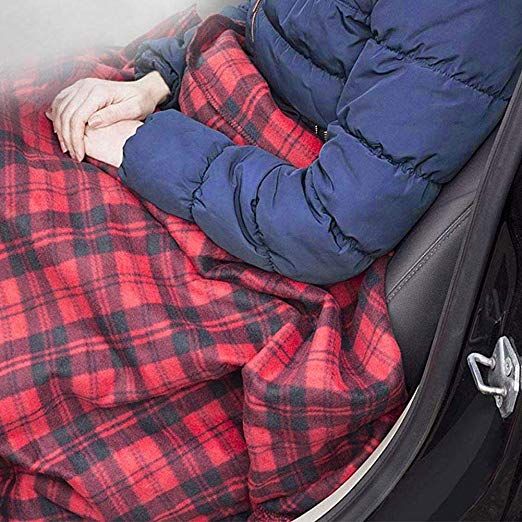 12V Multi-functional Electric Heated Car Blanket for Car Truck Boats & RV (Red) tryrtyrtyrty_2