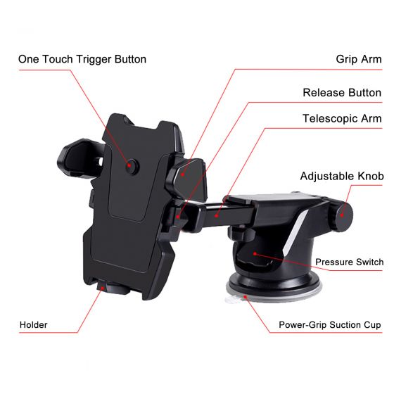 Universal Car Mount Holder For Phone turret_universal_car_holder_5172_zab7_1