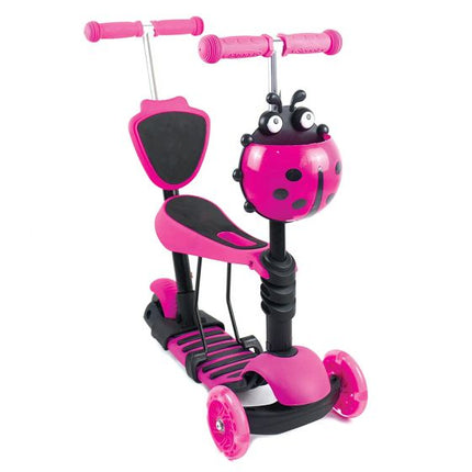 5-in-1 Kids Scooter, 3 Wheels Scooter Kick Scooter with Adjustable Removable Seat and Push Handle with Flashing Led Light Up Wheels untitled-1_7_1
