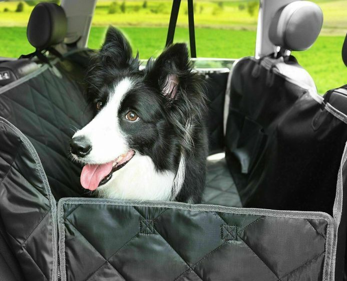 Zipper Dog Car Seat Cover vwaefasddf