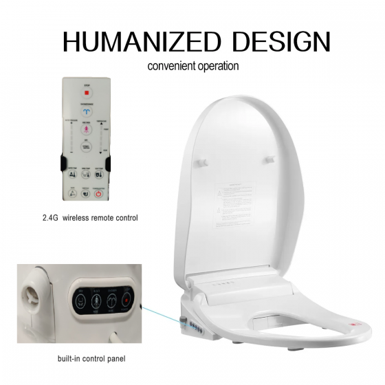 Smart Toilet Seat Bidet Cover Remote Control Electric Toilet Washlet Water Clean wer23424234