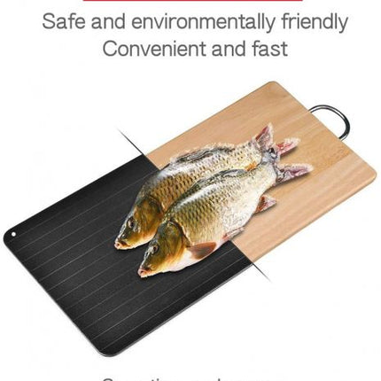 Fast Defrosting Tray Thawing Plate, Rapid Thawing Plate & Board for Frozen Meat & Food, Defrosting Mat Thaw Meat Quickly, No Electricity, No Chemicals, No Microwave wewrwer
