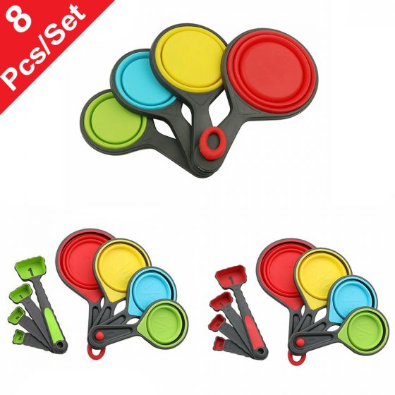 Food Grade Silicone Foldable Measuring Cups