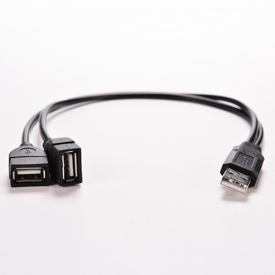 USB Male to 2-Female Cable Adapter y456456