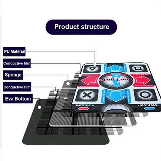 Non-Slip Dancing Step Dance Game Mat Pad with USB For PC TV Video Household Game yu67567_1